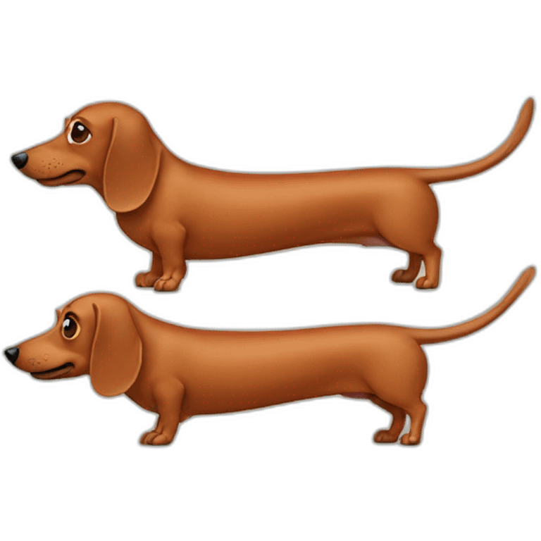 Wiener dog emoji