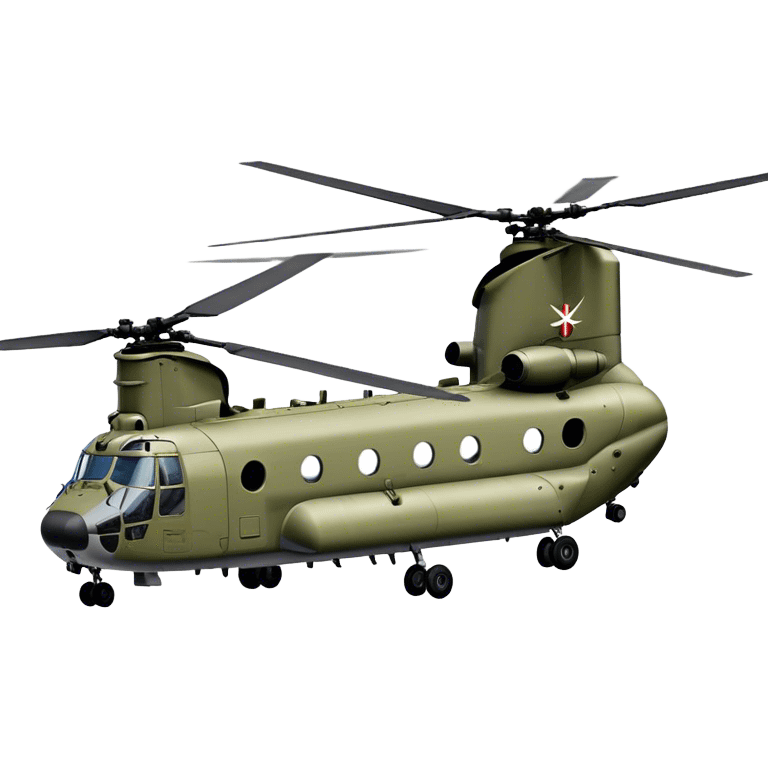 CH-47 Chinook Helicopter - boeing emoji