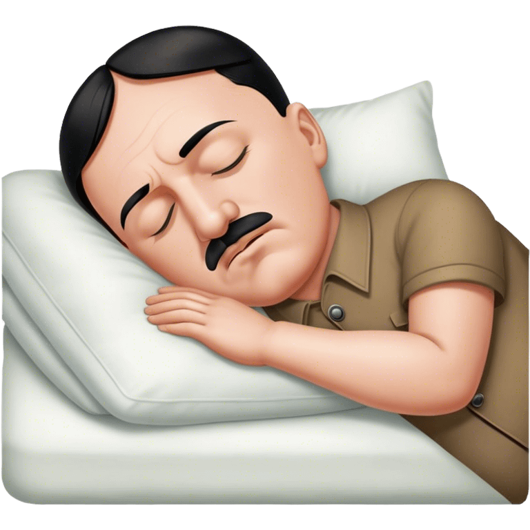 Hitler sleeping emoji