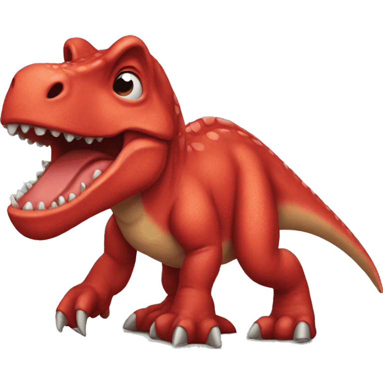 red dinosaur  emoji