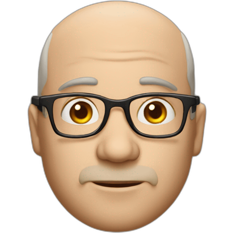 A man in glasses with receding hairline who loves theater Boring guy emoji