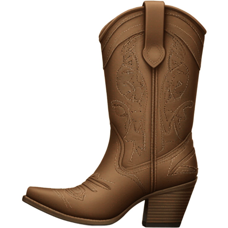 Cowgirl boots emoji