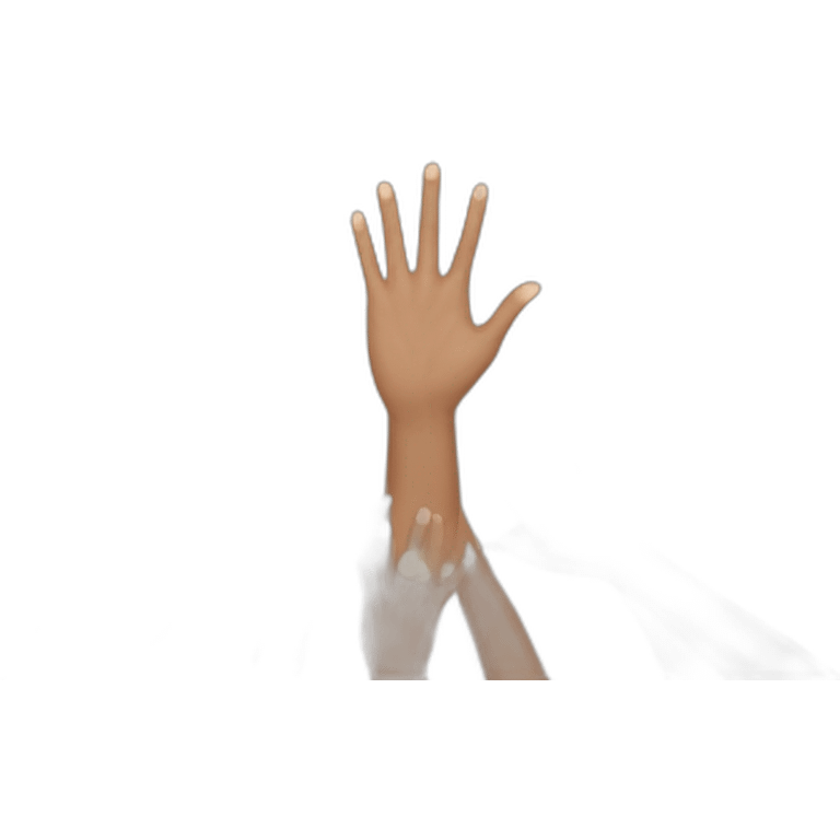 circle of light skin hands emoji