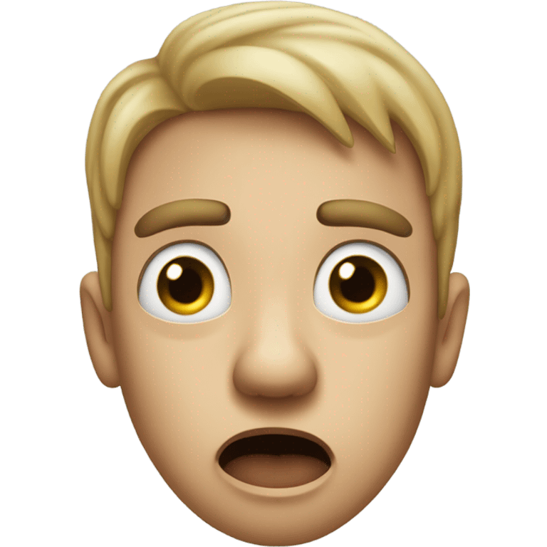 terrified  emoji