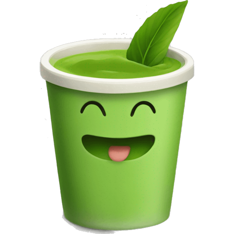 Green matcha  emoji