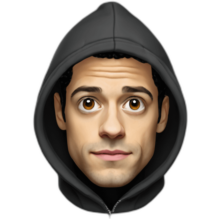 rami-malek-hoodie-hacker-on-head emoji