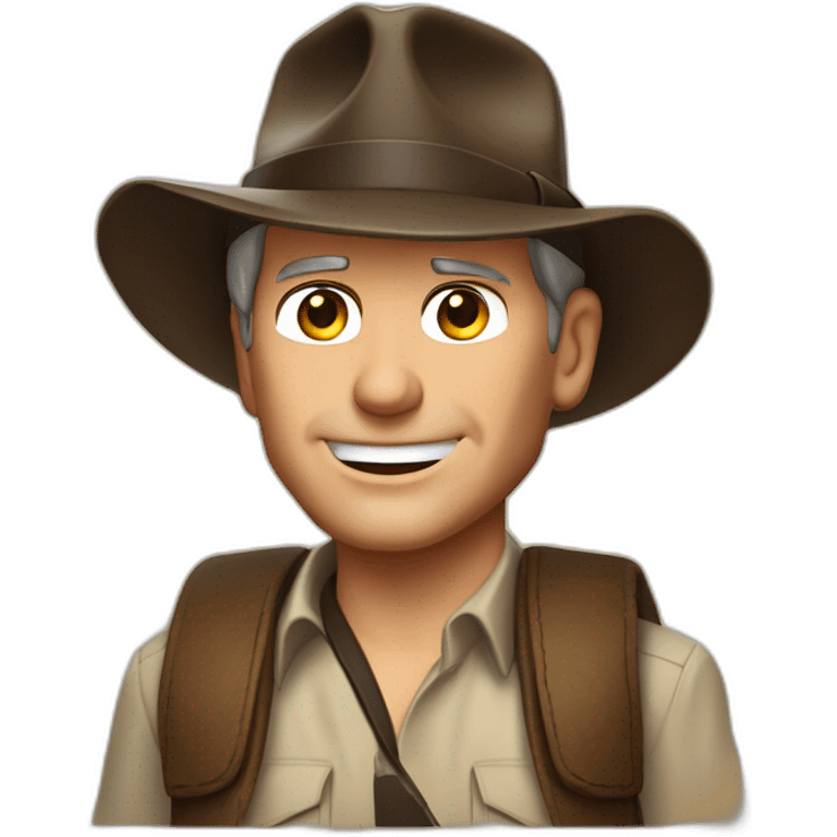 Harrison Ford as Indiana Jones emoji