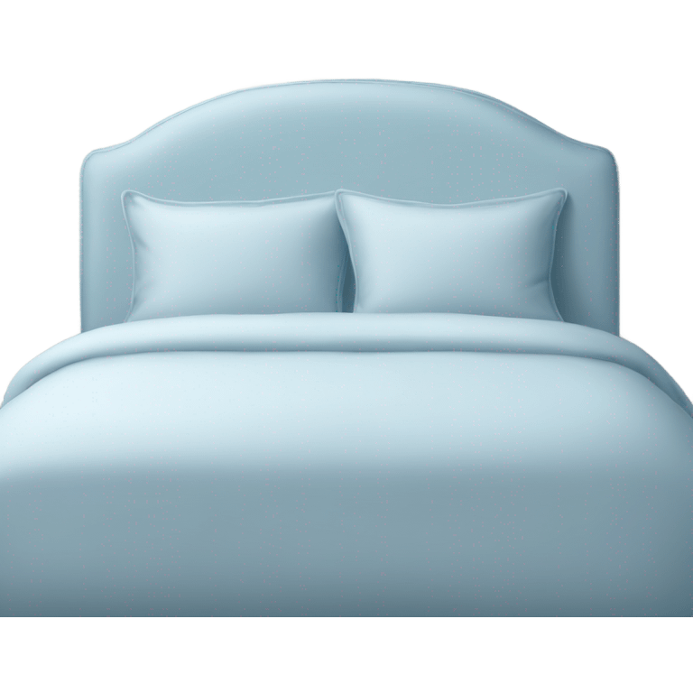 Light blue bed emoji