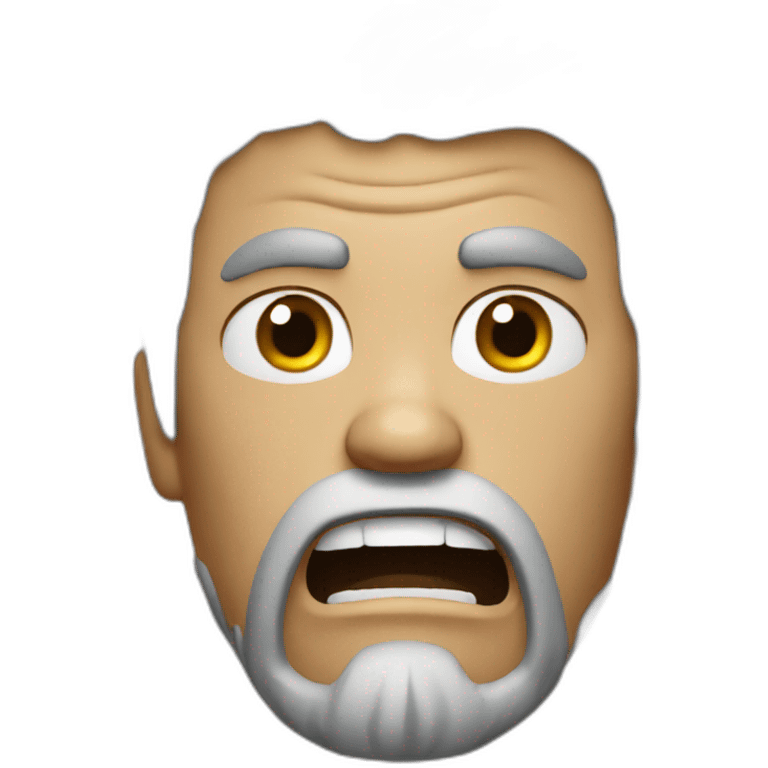 Angry man emoji