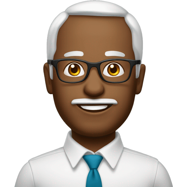 PAS DE HEEUX 45 ANS AVEC DES LUNETTES ET BLANC emoji