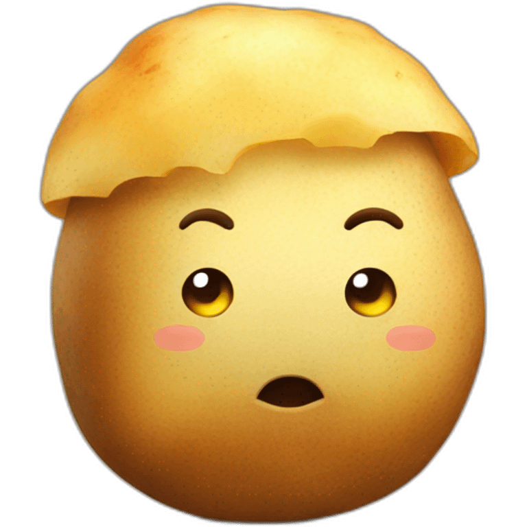 Resting potato emoji