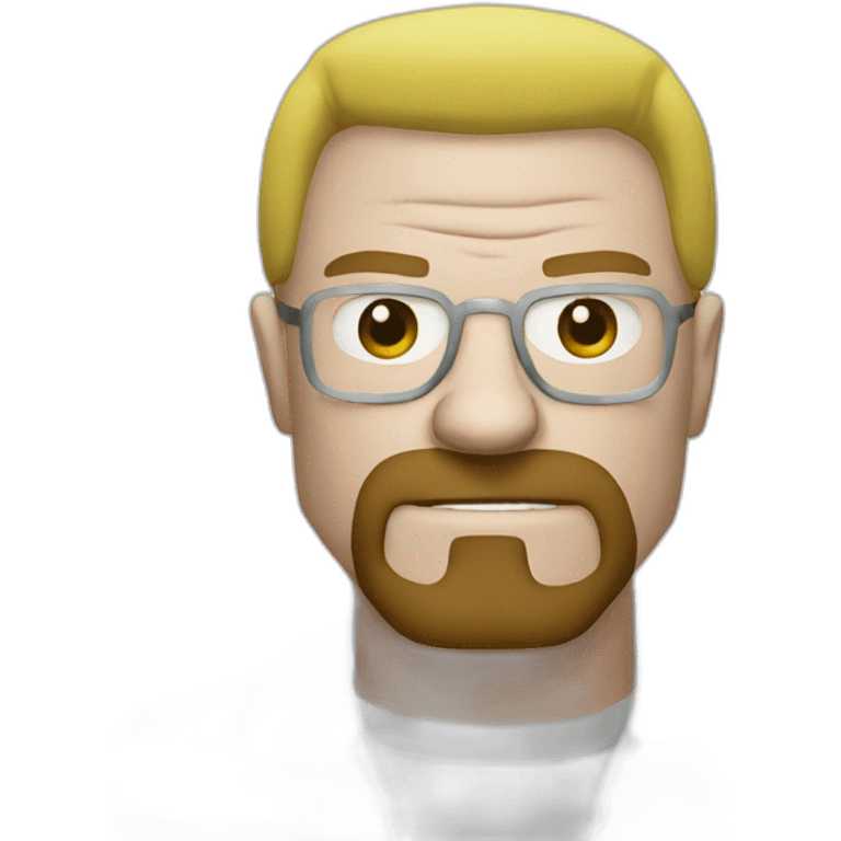 Breaking bad cover simplistic emoji