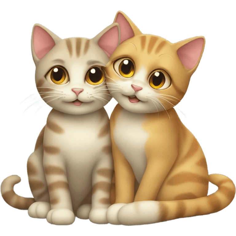 cats in love emoji