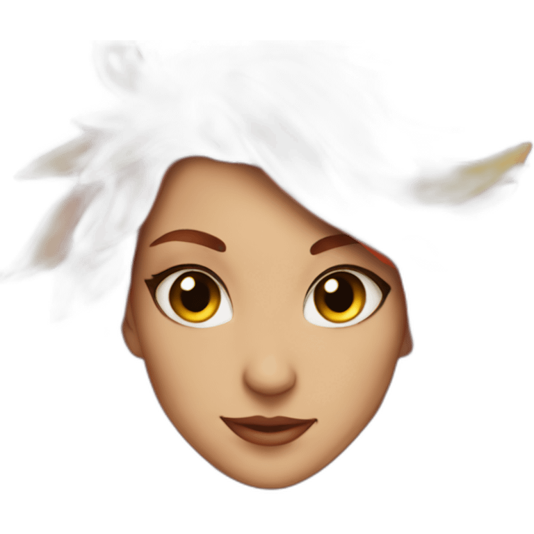 Female anthro phoenix emoji