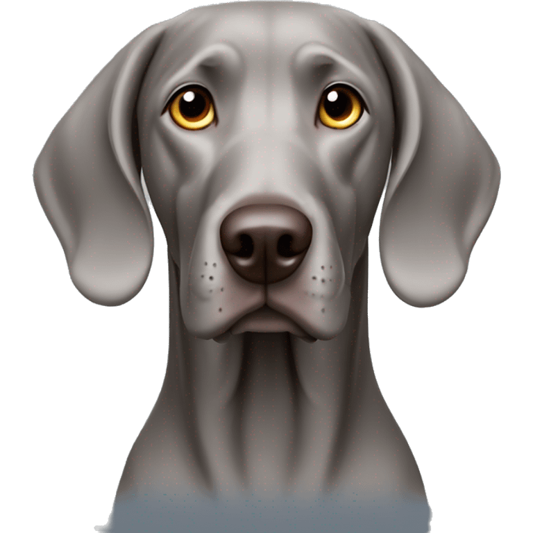 Weimaraner dog emoji