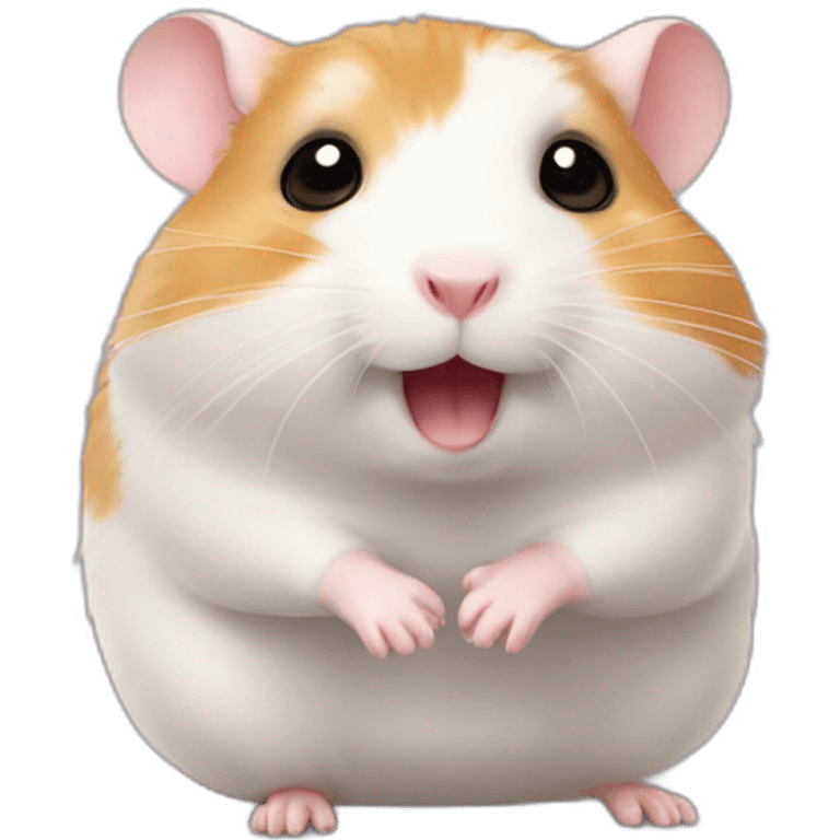 Hamster qui cours emoji