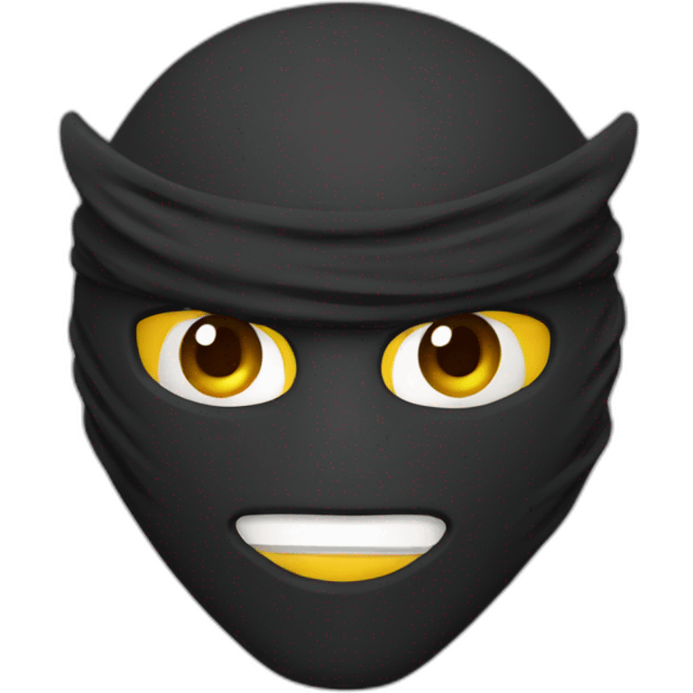 Ninja avec Masque oni emoji