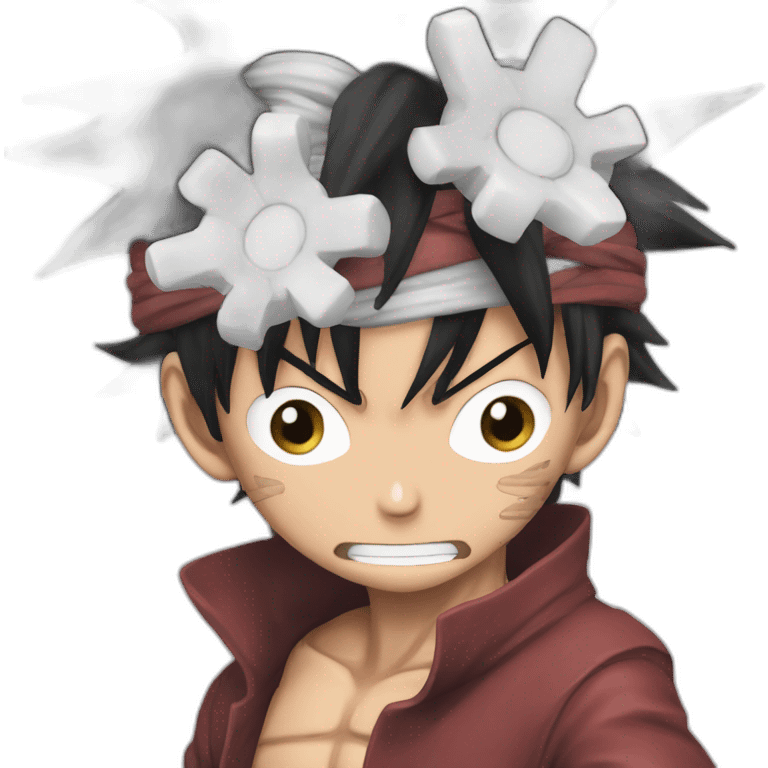 Luffy gear five emoji