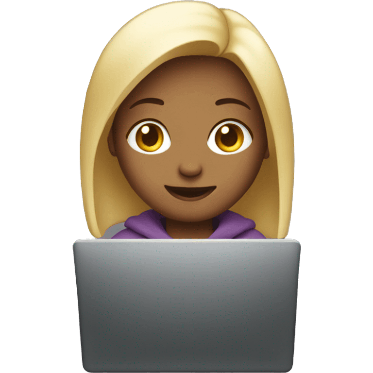 laptop girl emoji