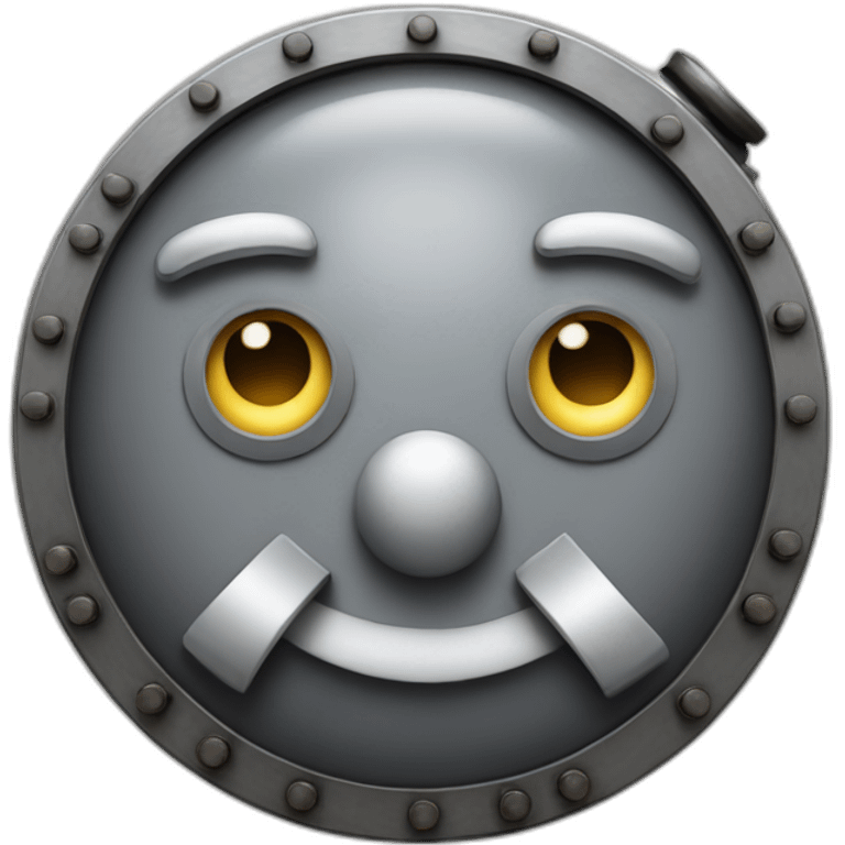 Thomas the steam engine's face emoji