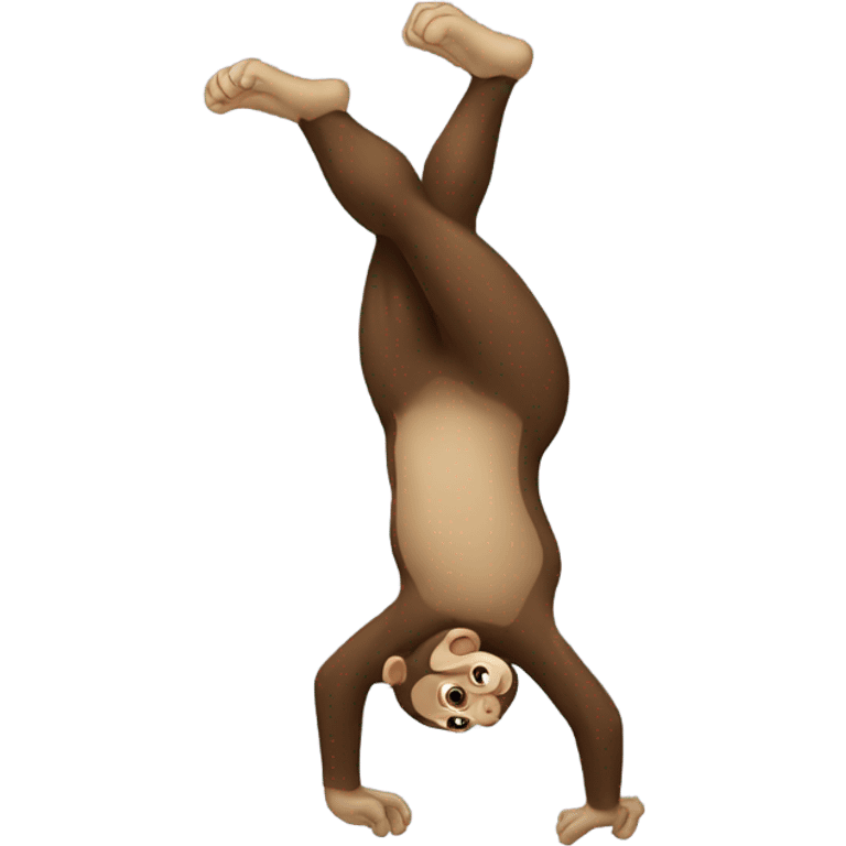 monkey handstand emoji