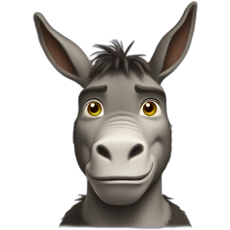 Shrek donkey emoji