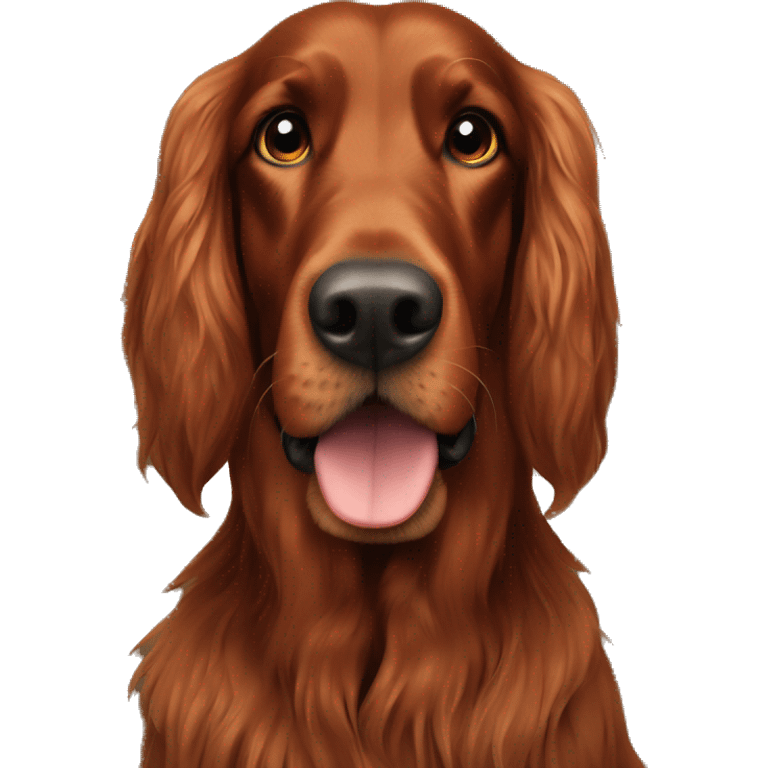 Irish setter  emoji