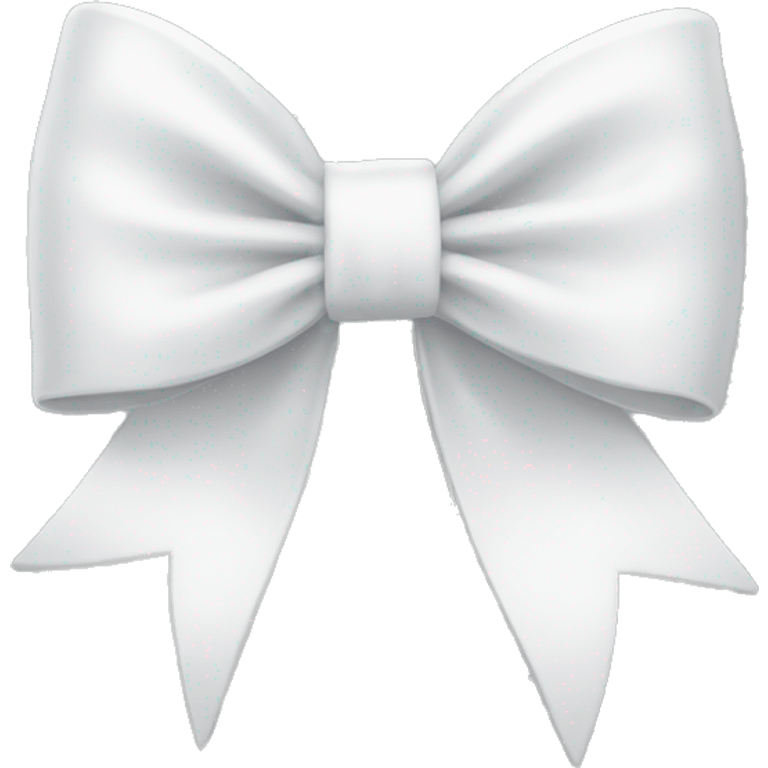 white bow emoji