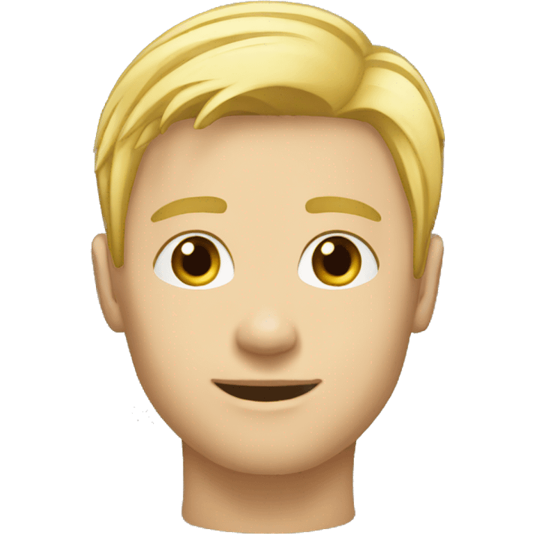 Blonde-Male-Young Adult full body emoji