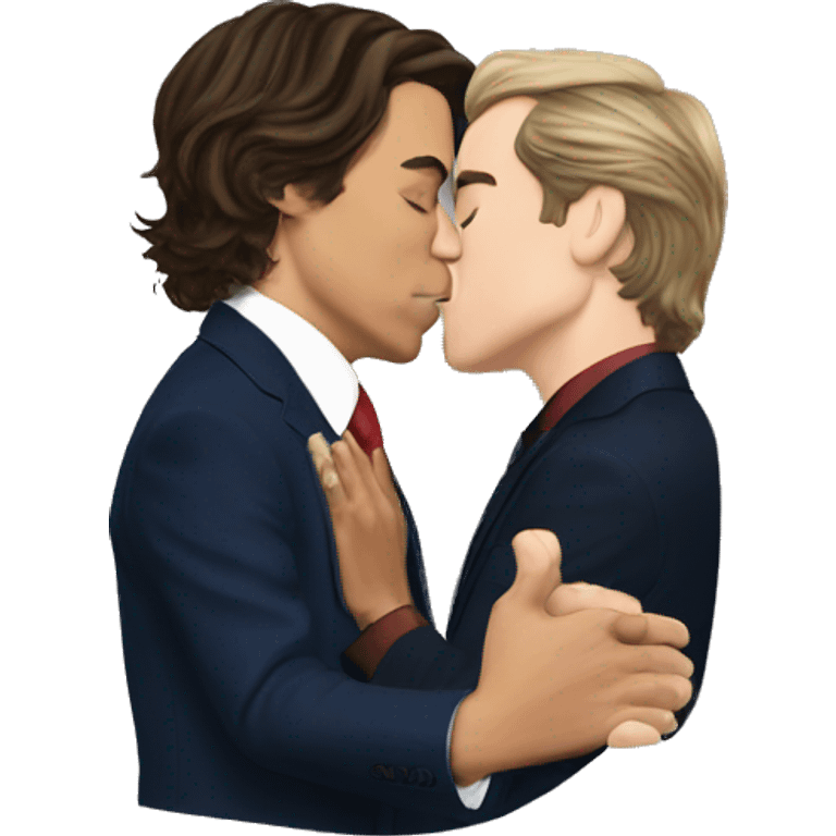 Harry styles kissing Obama  emoji