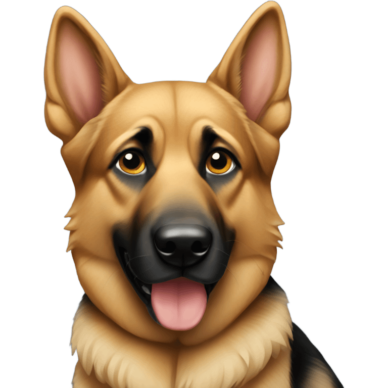 German Shepard dog emoji