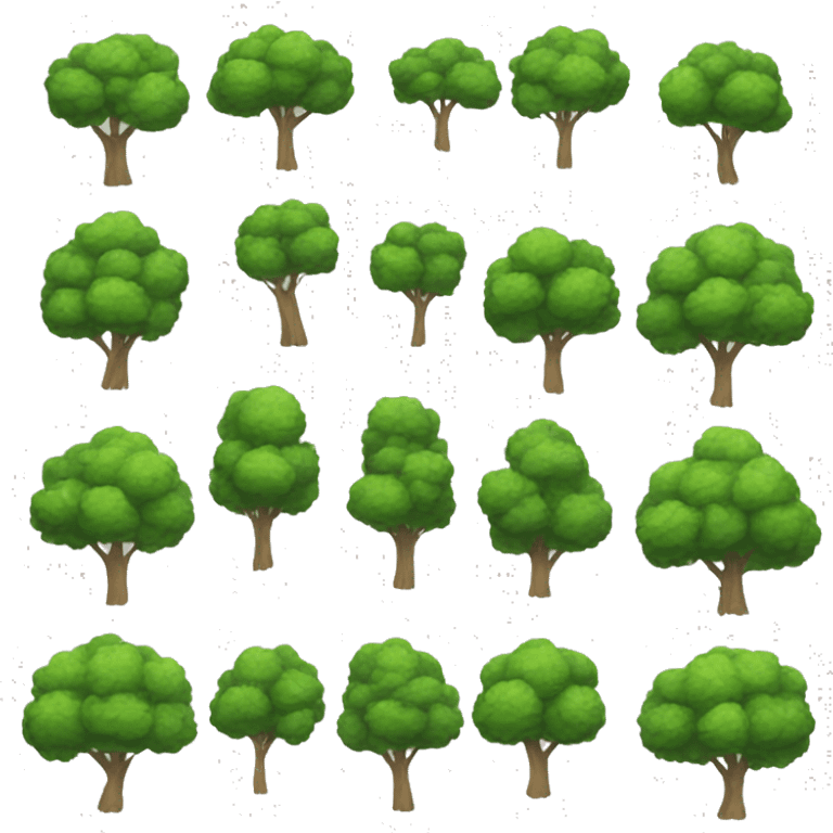 Bundle of trees emoji