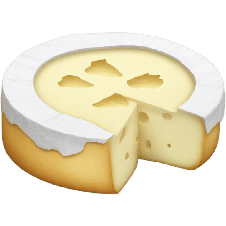 Camembert cheese emoji