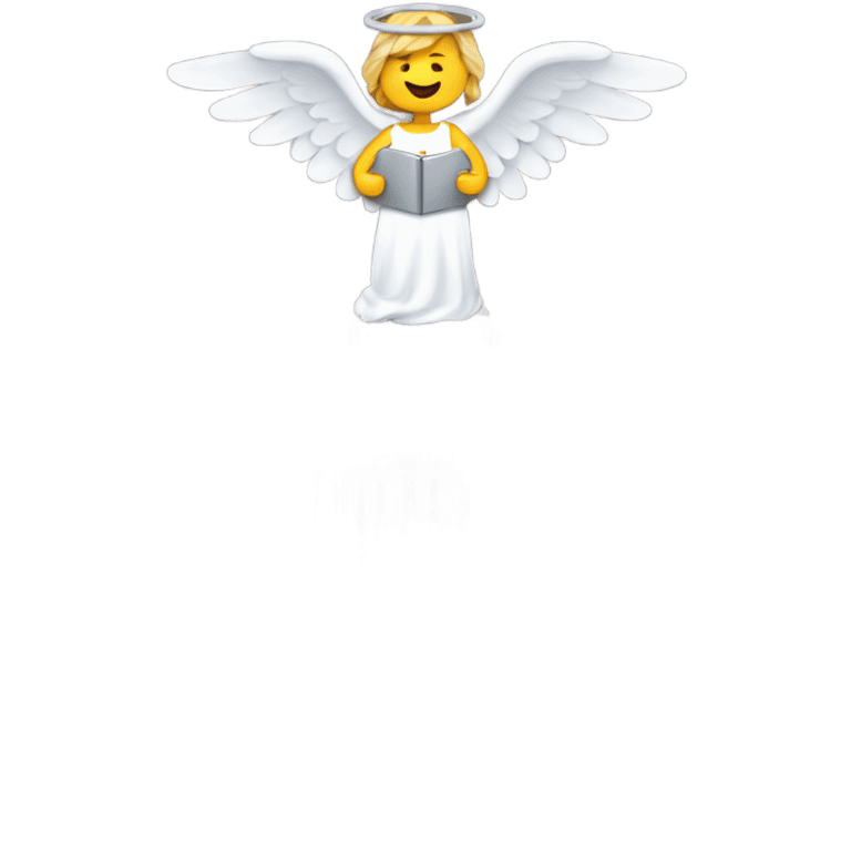 Angels holding Empire State Building  emoji