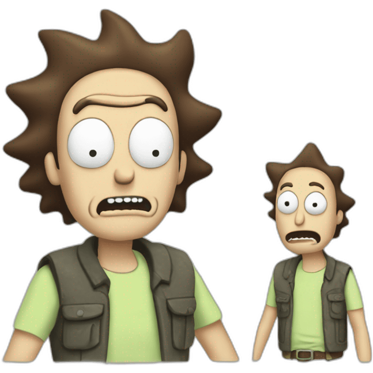 Rickornichonde Rick et morty emoji