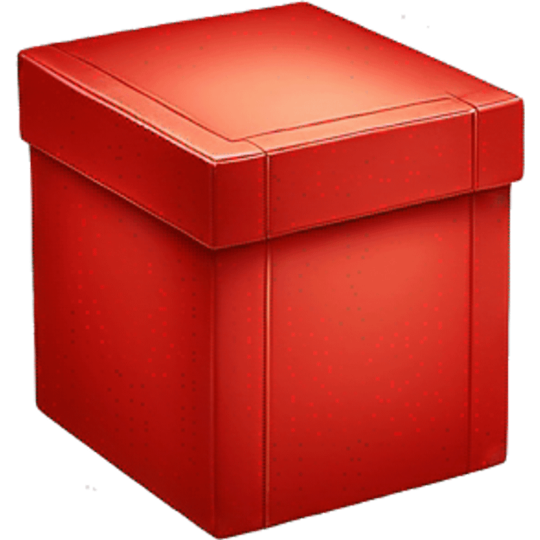 red Cartier box emoji