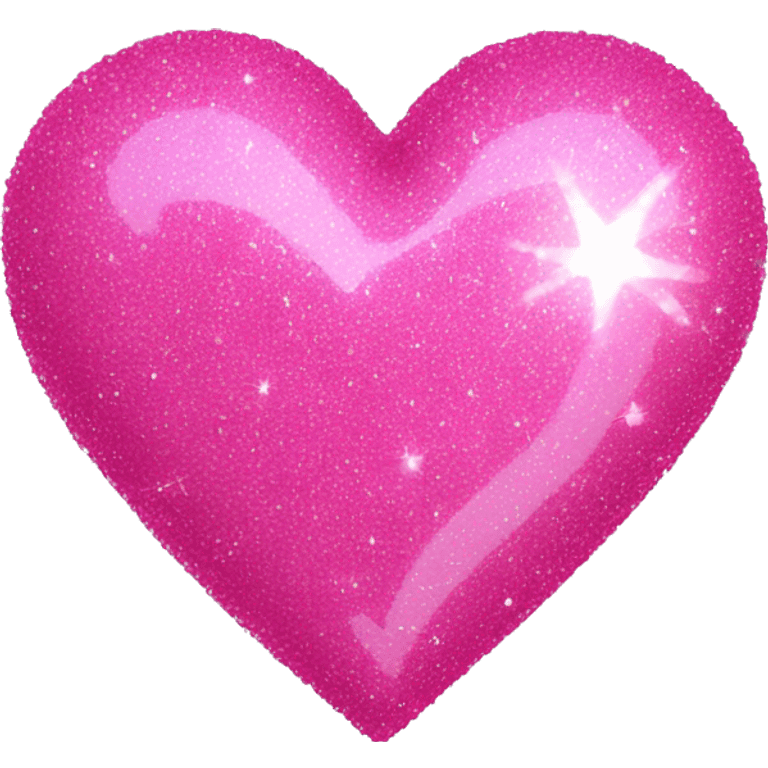 pink sparkle heart emoji emoji