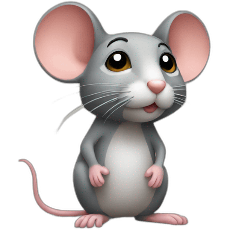 pensive mouse emoji