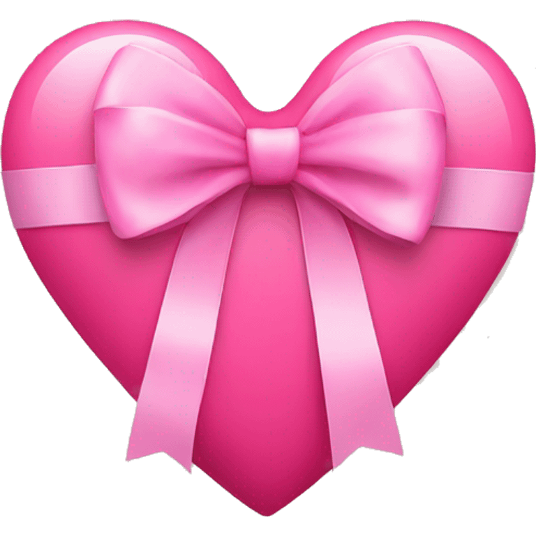 heart with pink bow emoji