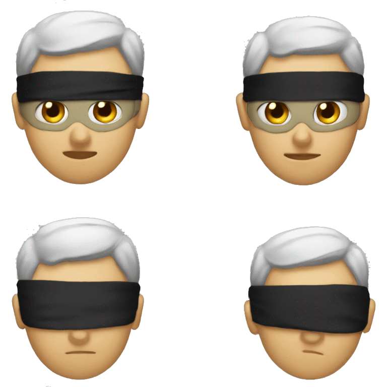 blindfolded emoji