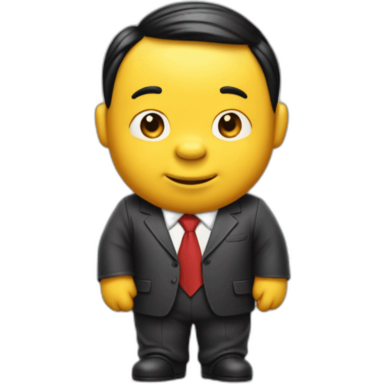 xi jinping wearing Winnie the Pooh suit emoji