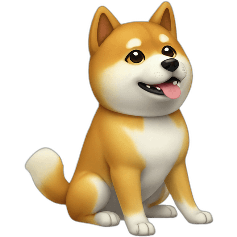 Shiba Inu with a bug emoji