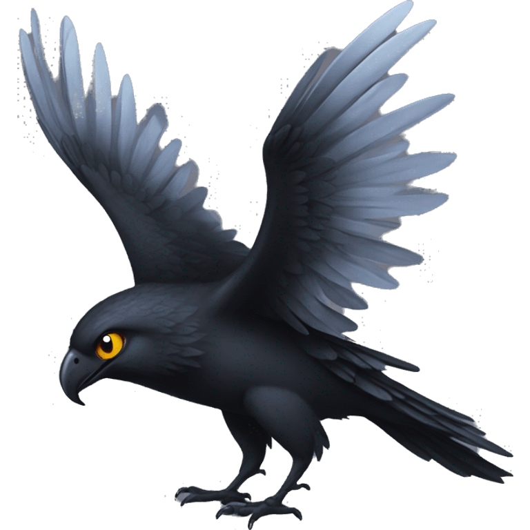 black wing emoji