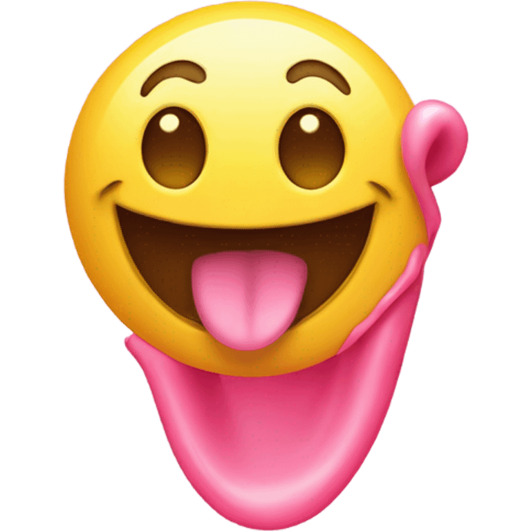 emoji sticking out its tongue emoji