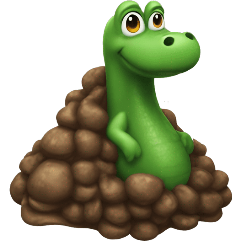 Poop kings emoji for alligator septic emoji