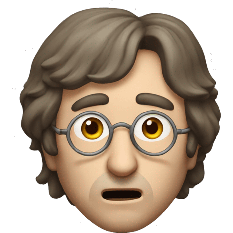 John lennon scared emoji