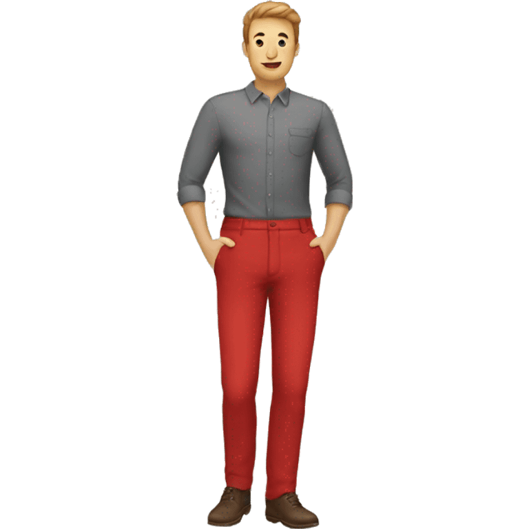 RED TROUSER  emoji