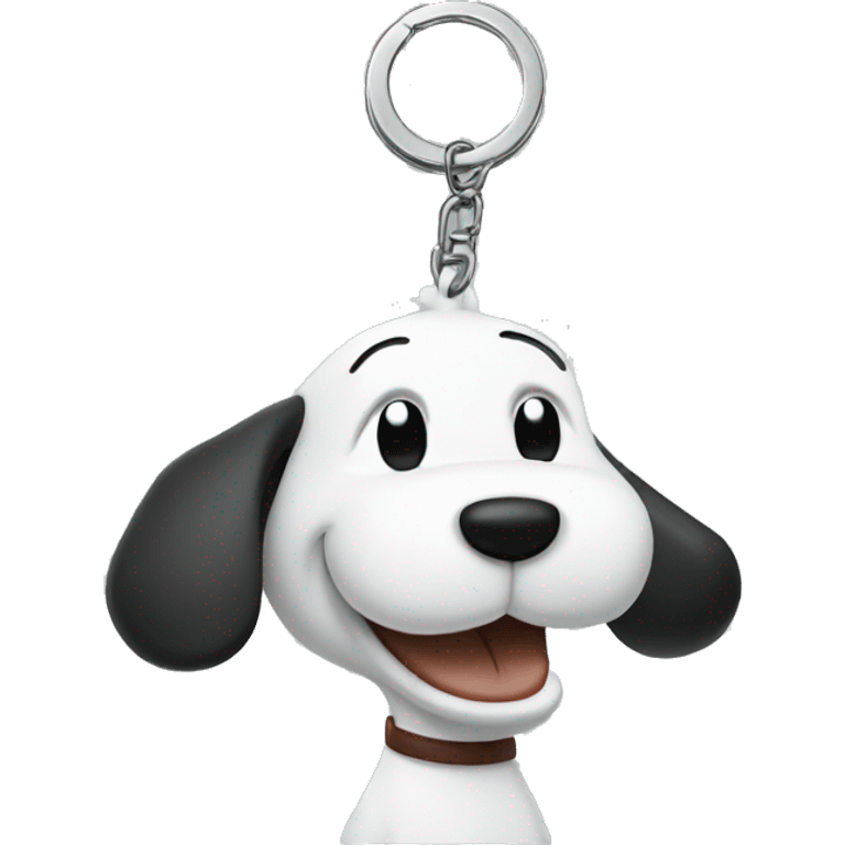 Snoopy keychain  emoji