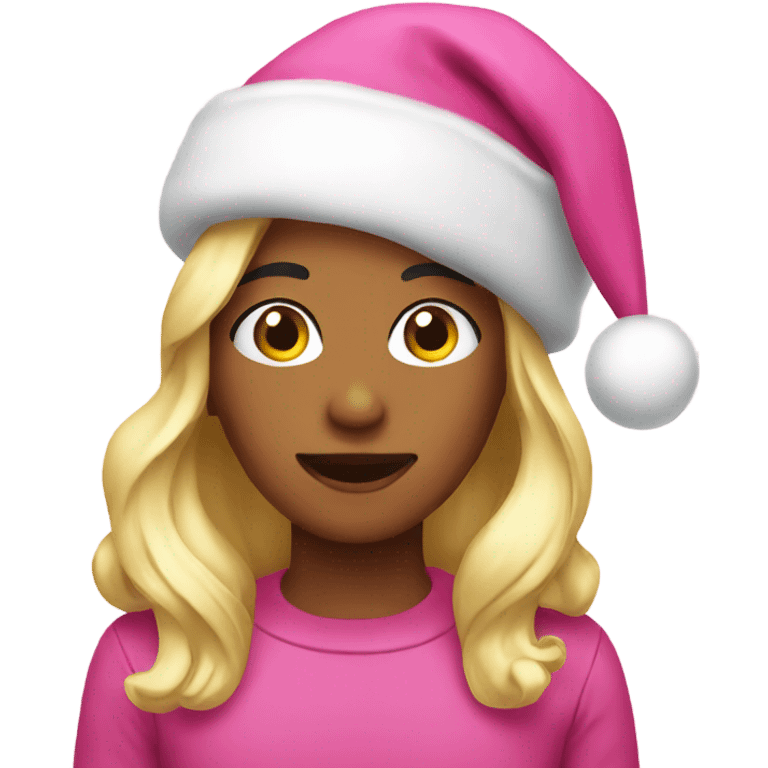 Pink Christmas  emoji