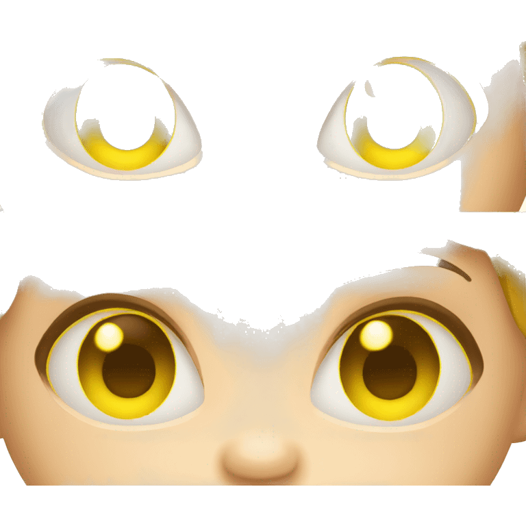 cute eyes happy normal yellow emoji emoji